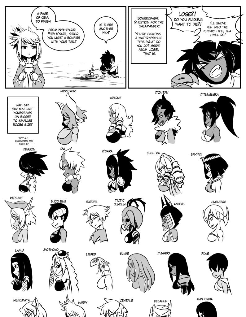 Monster girls on tour - Episode 352, Page 1: Page 352